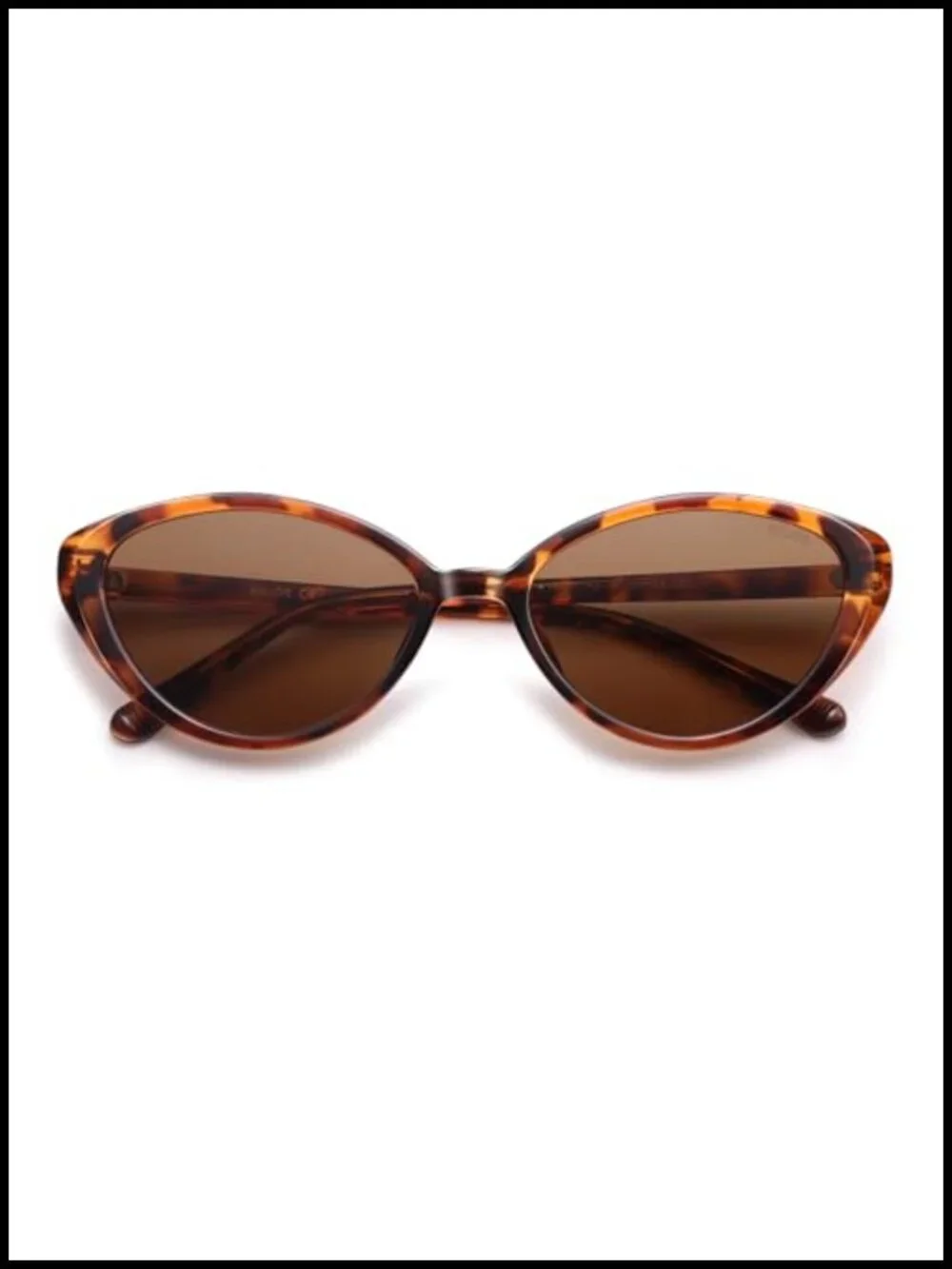 Retro Cat Eye Oval Sunglasses Polarized TR90 Ultralight UV400 Protection